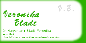 veronika bladt business card